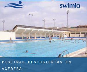 Piscinas descubiertas en Acedera