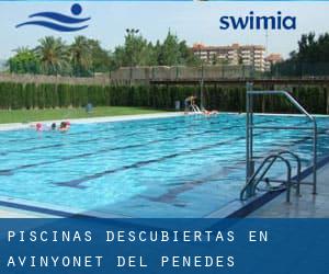 Piscinas descubiertas en Avinyonet del Penedès