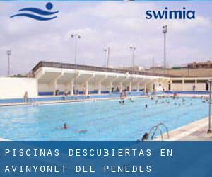 Piscinas descubiertas en Avinyonet del Penedès