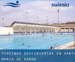 Piscinas descubiertas en Santa María de Sando