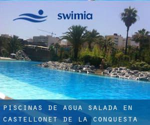 Piscinas de agua salada en Castellonet de la Conquesta