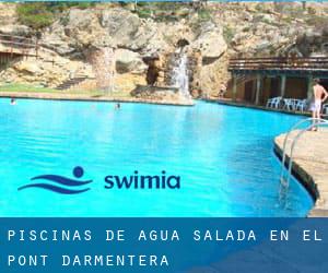 Piscinas de agua salada en el Pont d'Armentera