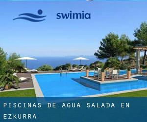 Piscinas de agua salada en Ezkurra