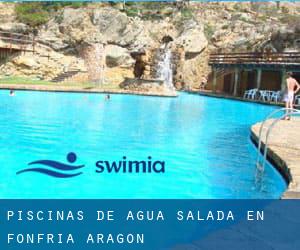 Piscinas de agua salada en Fonfría (Aragón)