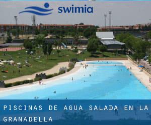 Piscinas de agua salada en la Granadella