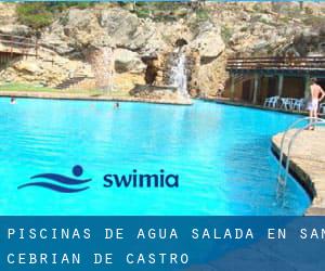 Piscinas de agua salada en San Cebrián de Castro