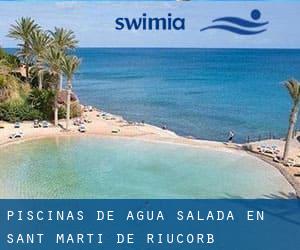 Piscinas de agua salada en Sant Martí de Riucorb