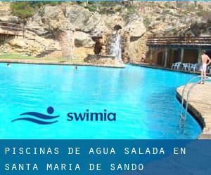 Piscinas de agua salada en Santa María de Sando