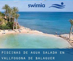 Piscinas de agua salada en Vallfogona de Balaguer