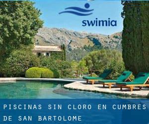 Piscinas sin cloro en Cumbres de San Bartolomé